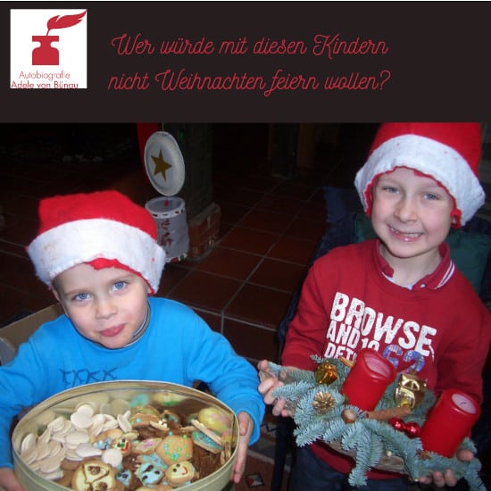 Kinder und Weihnachtskekse - Biografie-Blog Bünau-Biografien Siegen Südwestfalen